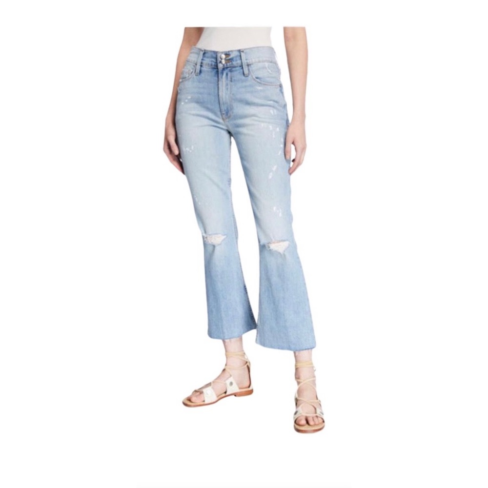 FRAME Jeans Light Wash Denim Le Sylvie Heritage Kick Boot Cut Jeans